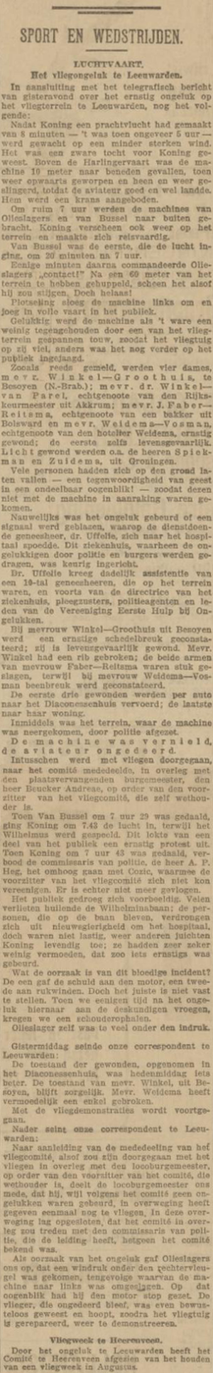 De courant, 15 juli 1911