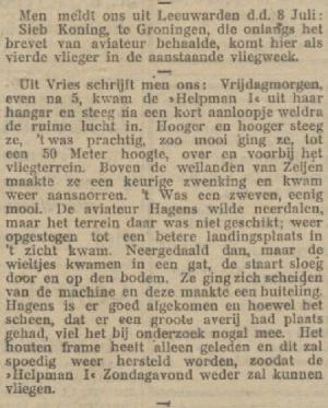 Nieuwsblad van het Noorden, 8 juli 1911