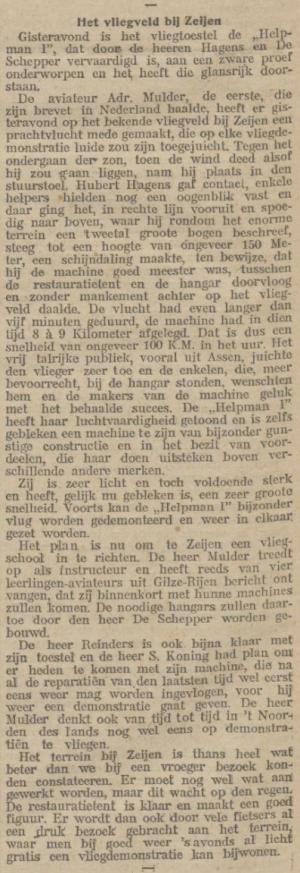 Nieuwsblad van het Noorden, 8 september 1911