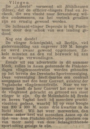 Nieuwsblad van het Noorden, 13 mei 1912