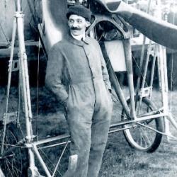 M. De Ladougne & Goupy Biplane, Doncaster, Yorks 1909
