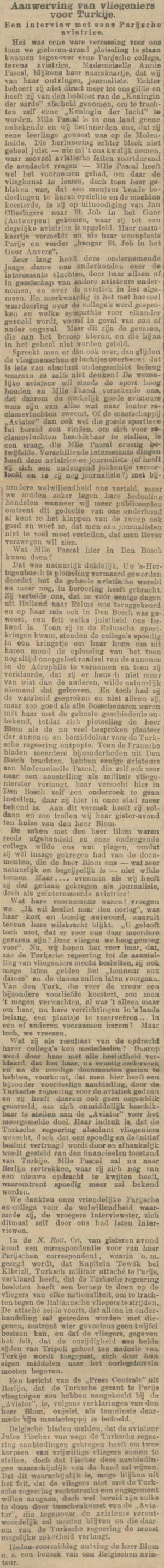 Provinciale Noordbrabantsche en 's Hertogenbossche courant, 13 december 1911