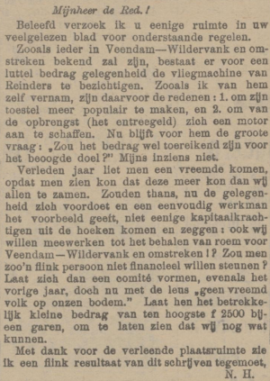 Nieuwe Veendammer courant, 24 mei 1911