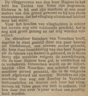 Nieuwsblad van het Noorden, 15 juni 1911