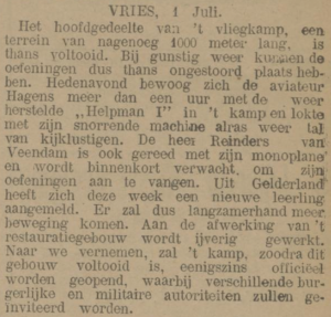 Provinciale Drentsche en Asser courant, 3 juli 1911