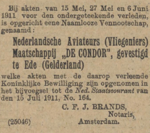 Algemeen Handelsblad, 18 juli 1911