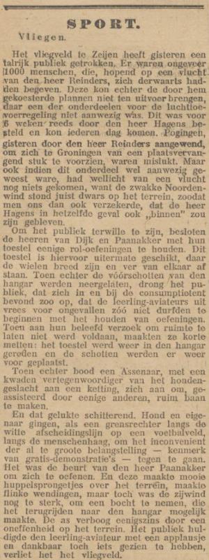 Nieuwsblad van het Noorden, 25 september 1911