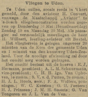 Provinciale Noordbrabantsche en 's Hertogenbossche courant, 13 mei 1912