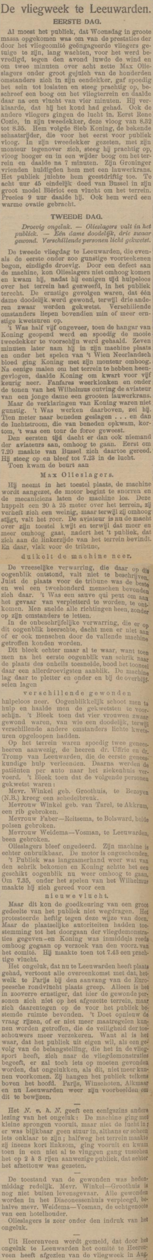 Nieuwe Veendammer courant, 15 juli 1911