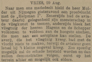 Provinciale Drentsche en Asser courant, 31 augustus 1911