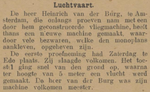 Provinciale Geldersche en Nijmeegsche courant, 1 februari 1911