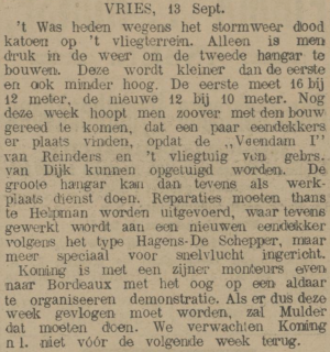 Provinciale Drentsche en Asser courant, 14 september 1911